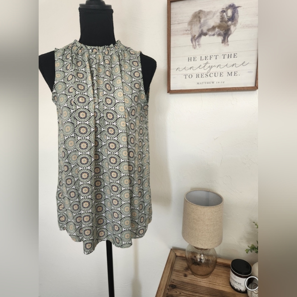 LOFT OUTLET SLEEVELESS BLOUSE